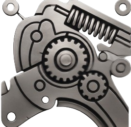 Mechanical gear and spring mechanism